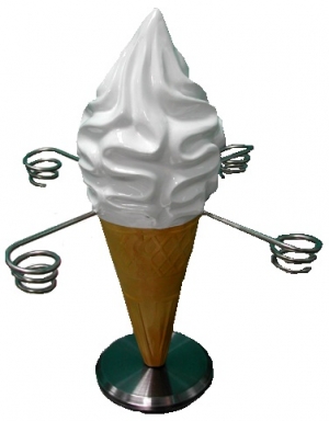 Otočný podávač kornútkov točená zmrzlina 35 cm