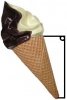 Reklamný pútač - Točená zmrzlina na stenu 149 cm VČ