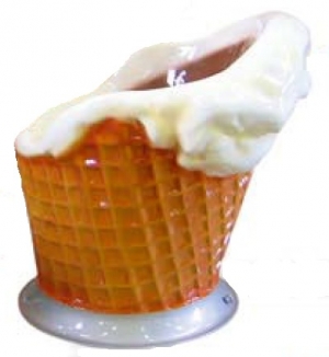 Reklamný pútač zmrzlinová stolička