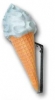 Reklamný pútač - Točená zmrzlina na stenu 149 cm B