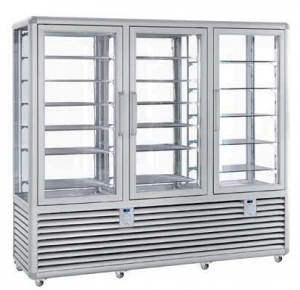 Kombinovaná chladiaca a mraziaca vitrína CPG 1300 S/S/R