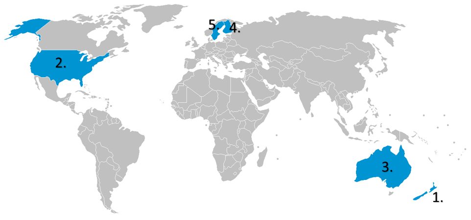 mapa zmrzliny